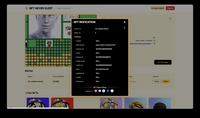NFT NEVER SLEEP – screenshot 2