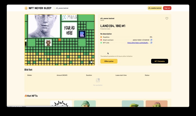 NFT NEVER SLEEP – screenshot 4