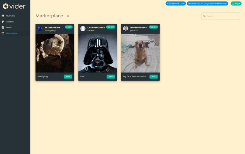 Vider - Social Network x NFT Creation/Marketplace – screenshot 8