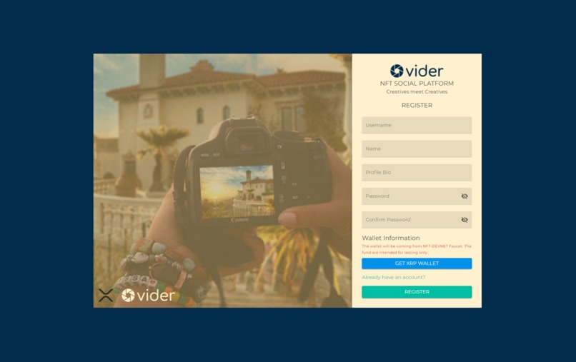 Vider - Social Network x NFT Creation/Marketplace – screenshot 3
