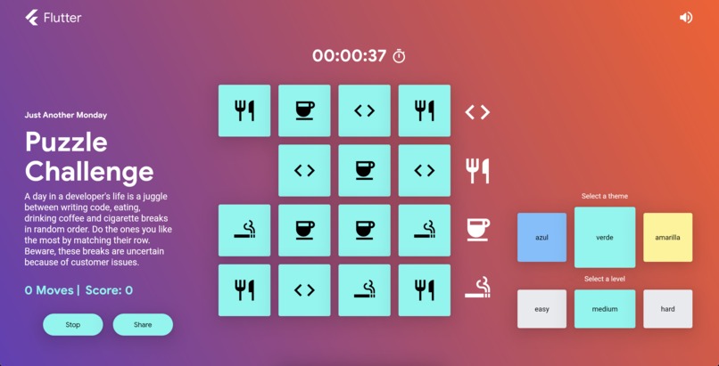Just Another Monday | A Slide Puzzle for Coders – screenshot 3