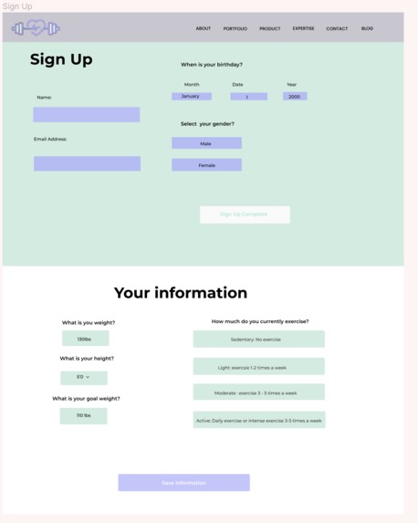 Fitness Diary – screenshot 2