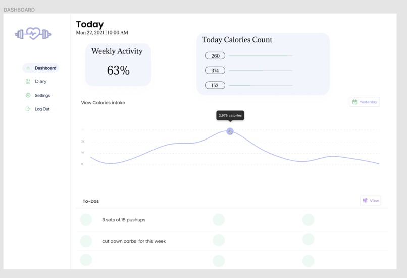 Fitness Diary – screenshot 5
