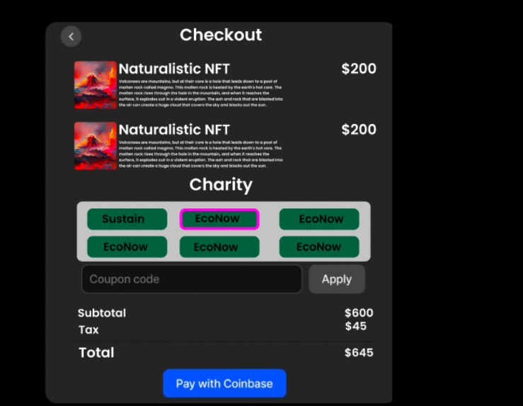 EcoNFTs – screenshot 3