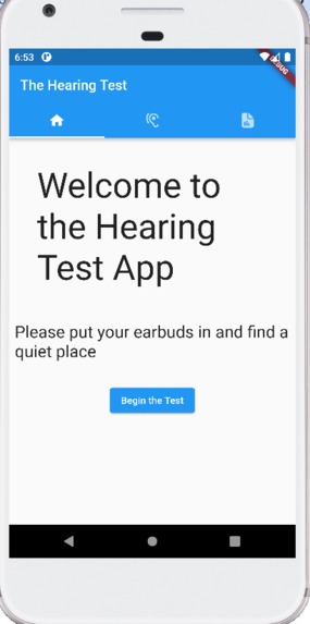 Hearing Test App – screenshot 1