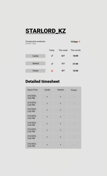 fitass – screenshot 3