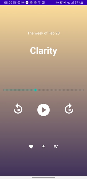 Weekly Meditation – screenshot 1