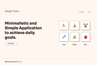 Simply Track - A Minimalistic and Simple Habit Tracker