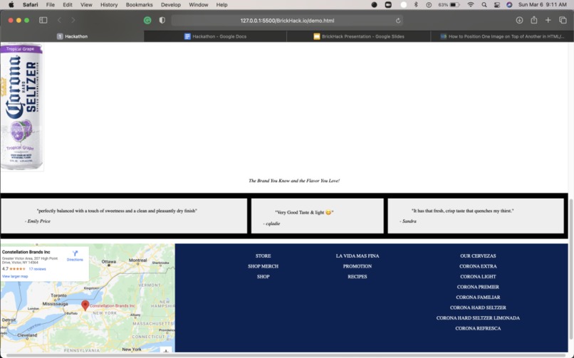Corona Hard Lite Seltzer (Tropical Grape) – screenshot 1