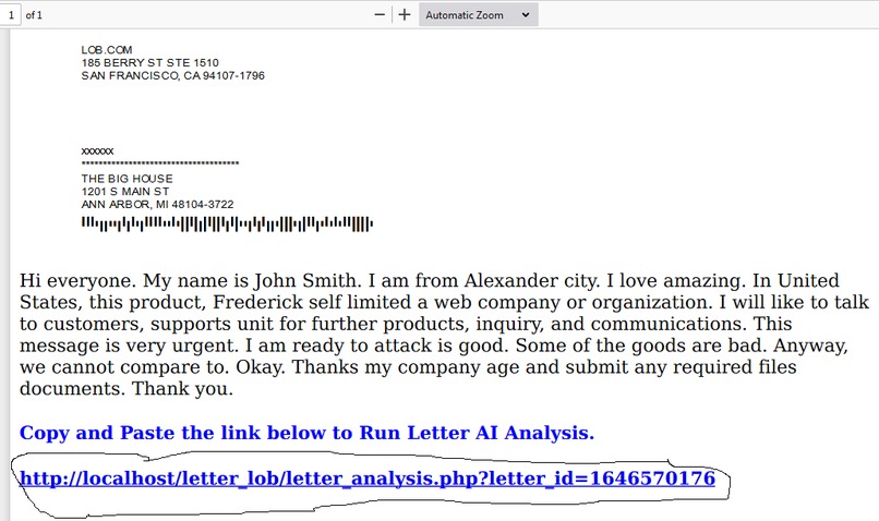 Letter AI – screenshot 1