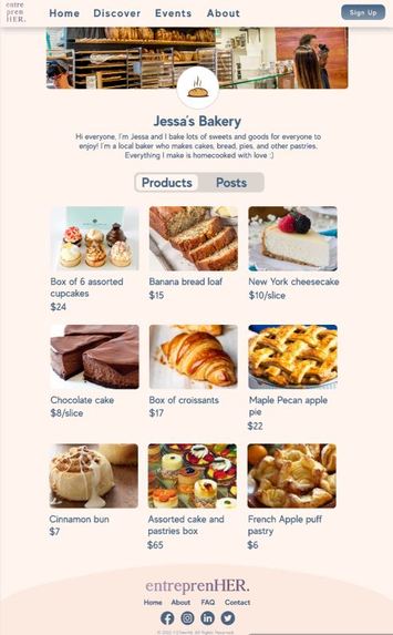 entreprenHER – screenshot 5