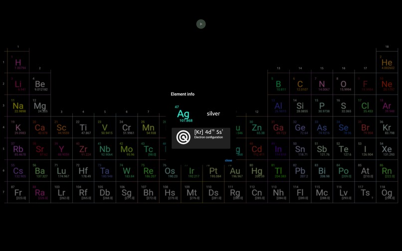 Periodic table puzzle – screenshot 3