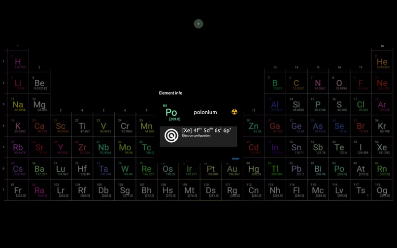 Periodic table puzzle – screenshot 4