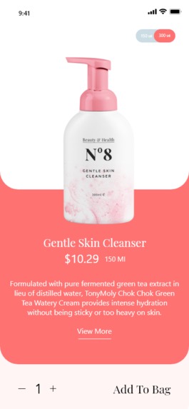 Beauty product Design – screenshot 4