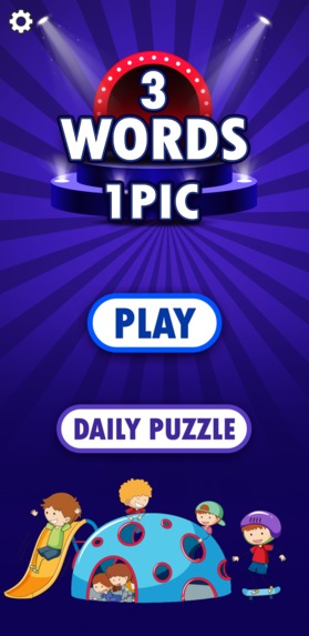 3 WORDS 1 PIC - Word Puzzle Game – screenshot 1
