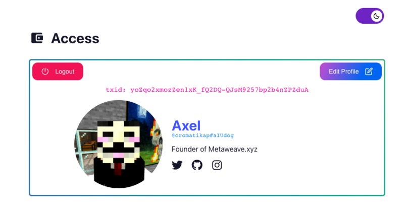 Account – screenshot 2