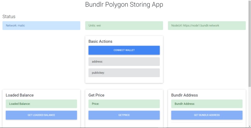Matic Bundlr App – screenshot 1