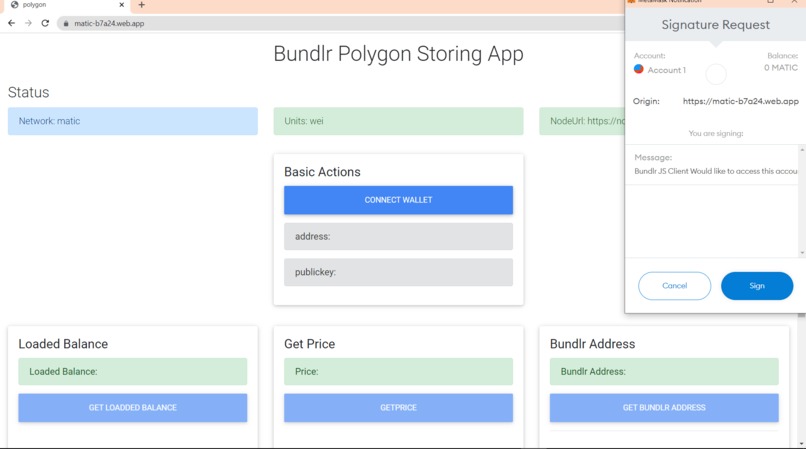 Matic Bundlr App – screenshot 2
