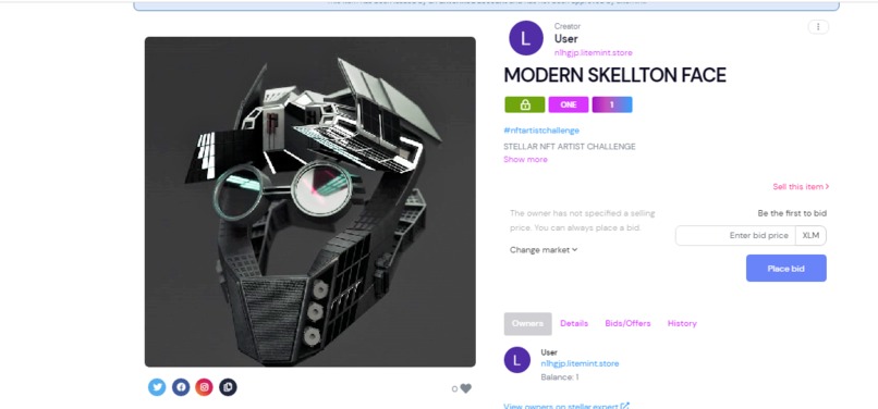 Modern Skeleton Face  – screenshot 1