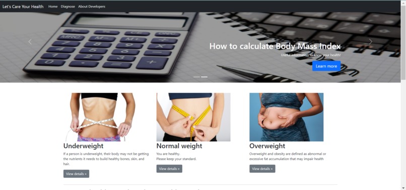 Let's Care Your Health – screenshot 1