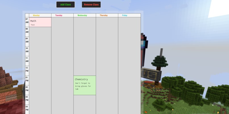 Weekly Plans – screenshot 1