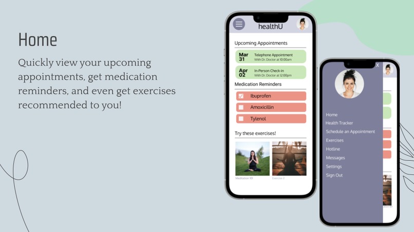 healthU – screenshot 1