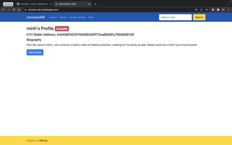 ConnectUKR – screenshot 1