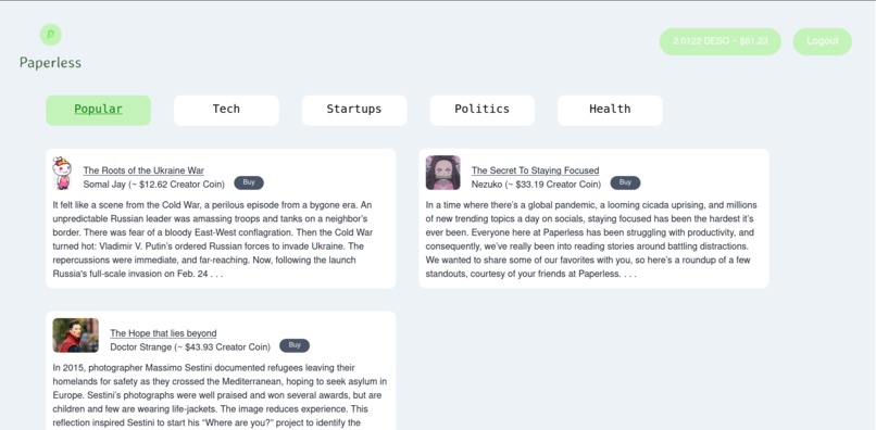 Paperless – screenshot 2