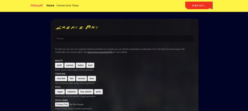 HokusAI – screenshot 2