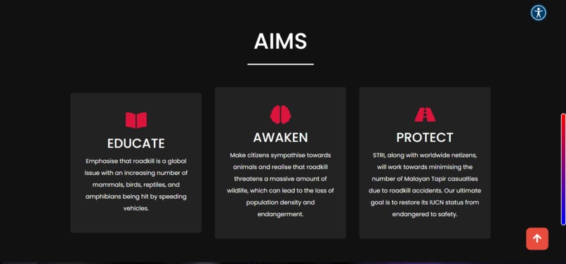 STRI - Stop Tapir Roadkill Initiative (Website) – screenshot 6