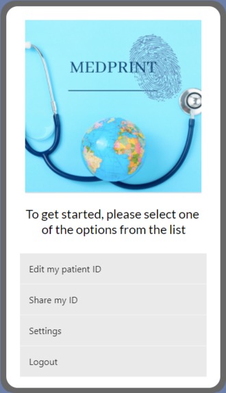 MEDprint – screenshot 3