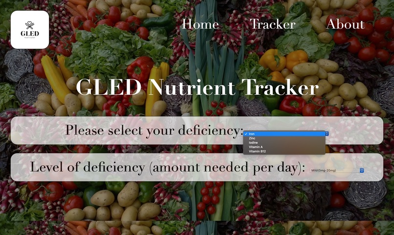 GLED Nutrient Tracker – screenshot 2