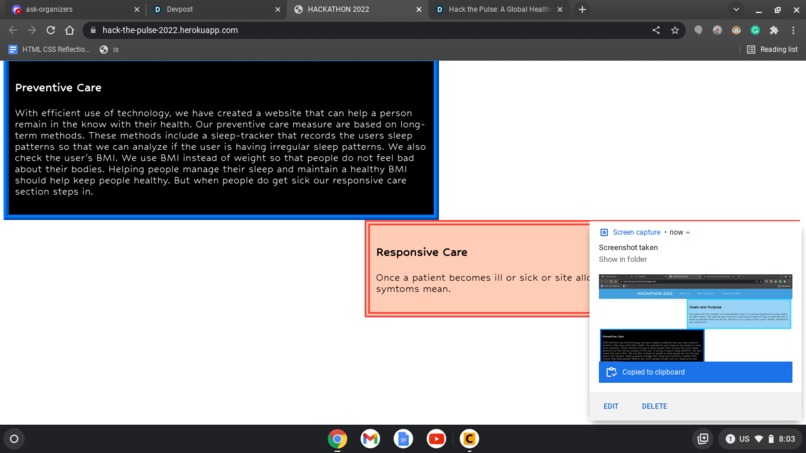 Preventative Care – screenshot 1