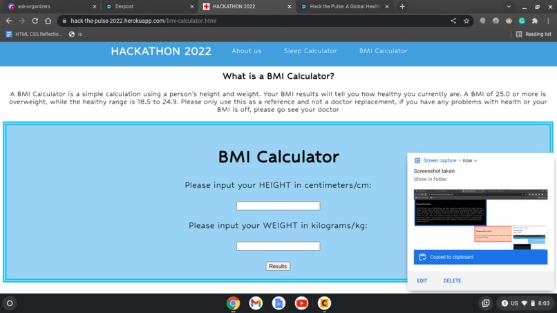 Preventative Care – screenshot 2