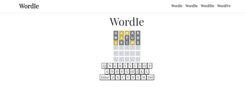Wordie – screenshot 1