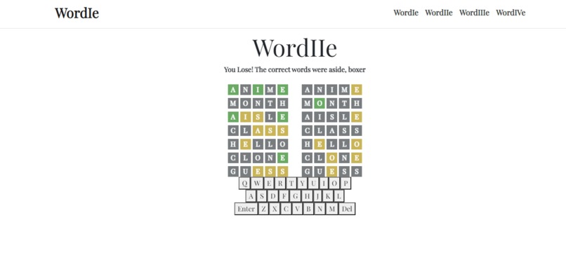 Wordie – screenshot 2