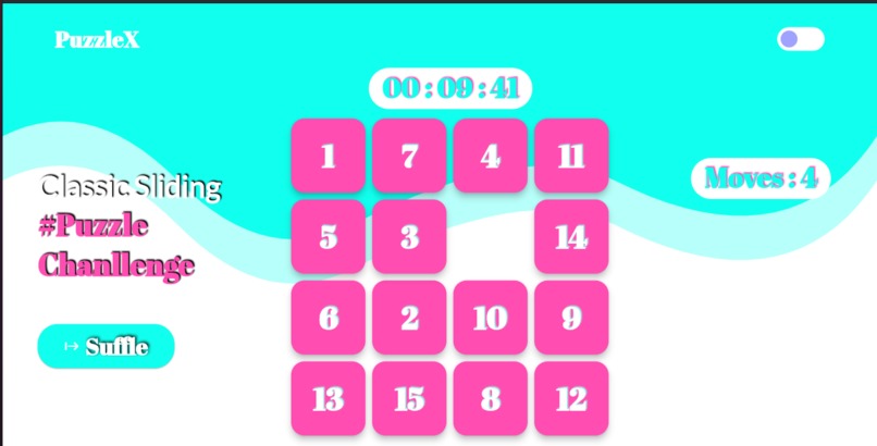 classic sliding puzzle – screenshot 1