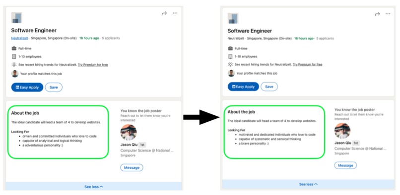 HireHer – screenshot 2