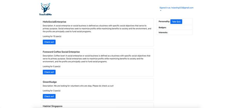 YouTellMe – screenshot 1