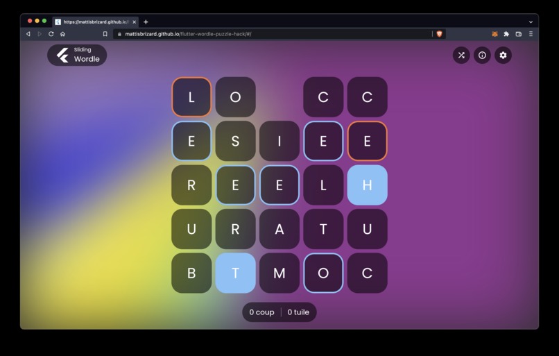 Sliding Wordle – screenshot 2