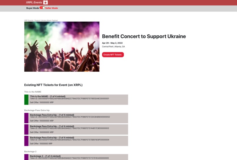 XRPL Events – screenshot 1