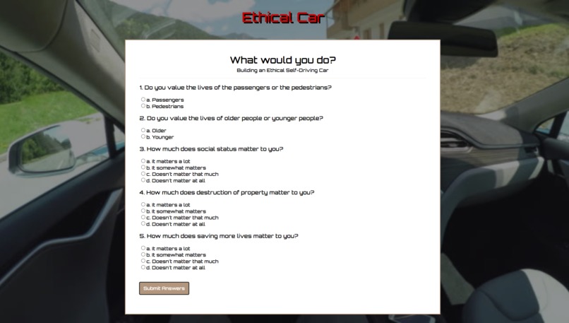 Ethical Car – screenshot 2