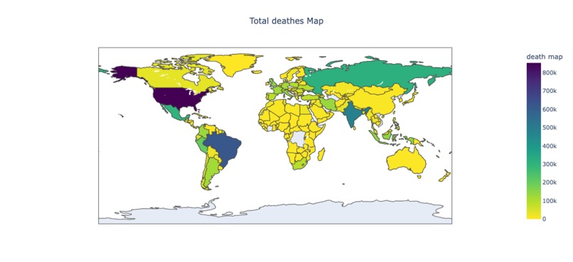 COVID-19 Vaccination, Cases, and Deaths Worldwide – screenshot 2
