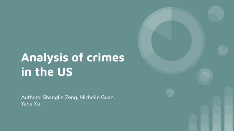 Analysis of crimes in the US – screenshot 1