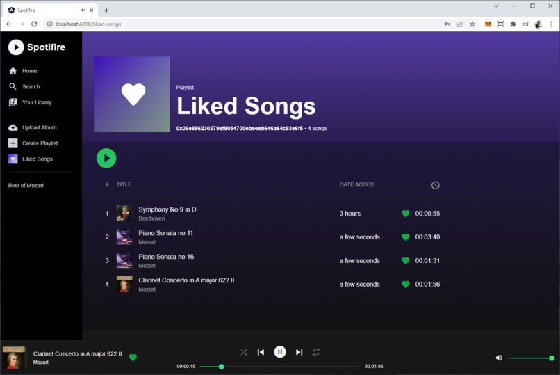 Spotifire – screenshot 5