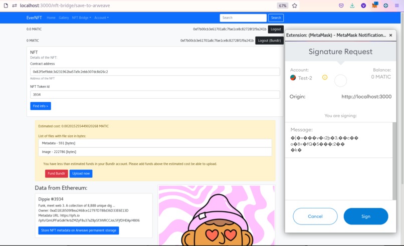 EverNFT – screenshot 2