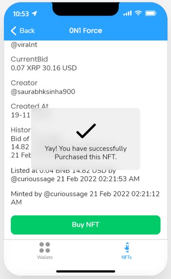 Token Marketplace – screenshot 3