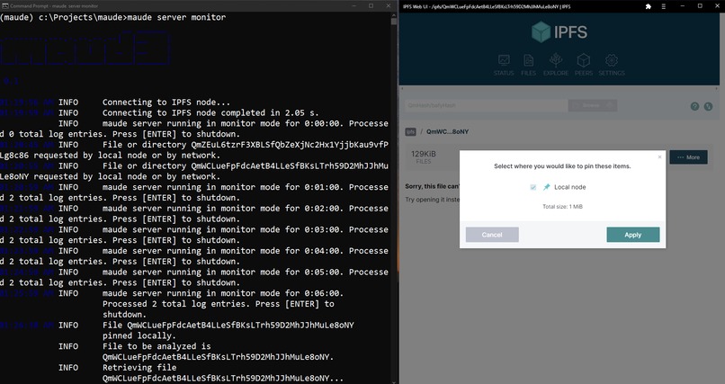 maude: Autonomous decentralized moderation for IPFS and Web3 – screenshot 2