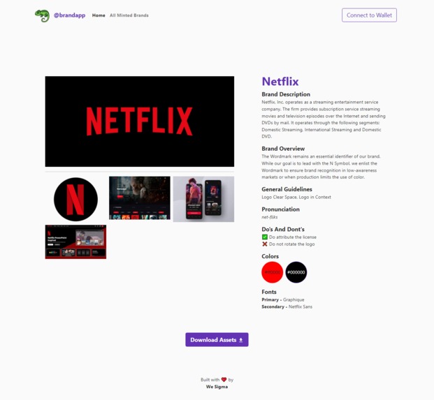 Brandapp – screenshot 5
