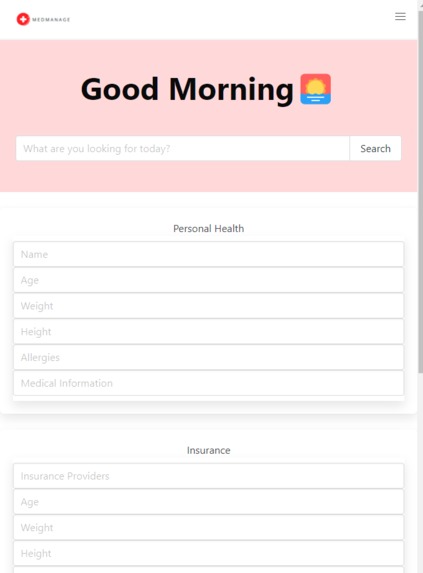 MedManage – screenshot 2